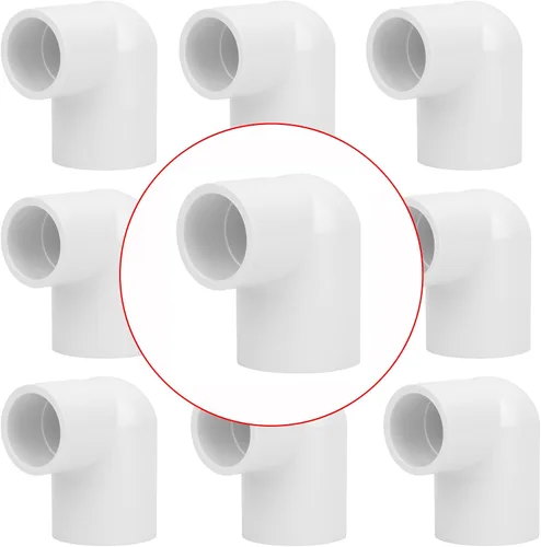 Vista 13 de Paquete de 10 aumentadores/reductores de PVC de 3/4" x 1/2" codo de 90 grados (enchufe x zócalo) Schedule 40 PVC Slip Reductor 90° Codo Accesorios