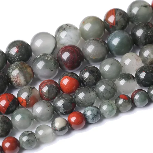 Vista 257 de 100 cuentas de piedra multicolor natural de 0.236 pulgadas (0.236 in), cuentas espaciadoras sueltas redondas para hacer pulseras, collares, aretes