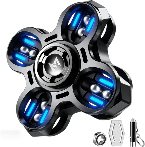Vista 11 de Fidget Spinners, Juguete Fidget Spinners, Juguete para Aliviar el Estrés, Ansiedad y TDAH, Regalos Spinner para Adultos y Niños, Juguete de Metal