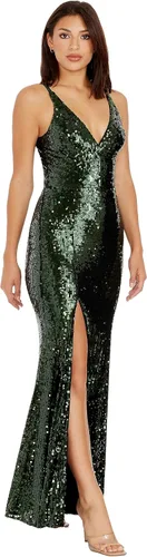 Vista 2 de Dress the Population Vestido maxi bodycon Iris para mujer