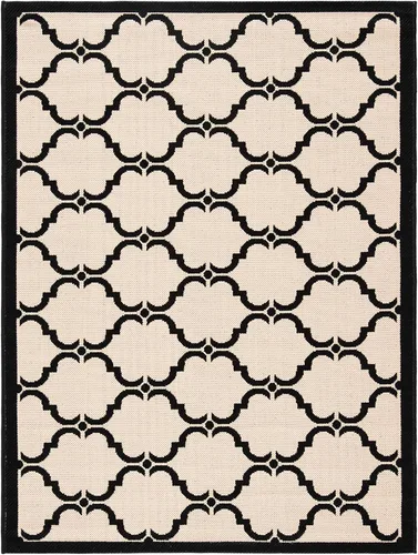 Vista 27 de SAFAVIEH Alfombra lavable al aire libre Courtyard Collection - 9 x 12 pies, beige y terracota, no desprende pelusa y fácil limpieza, ideal