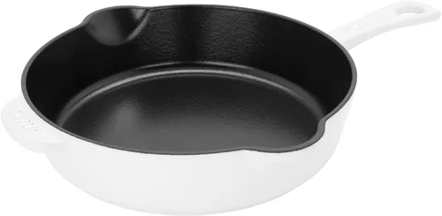 Vista 12 de Sartén tradicional de hierro fundido de STAUB de 8.5 pulgadas - Albahaca