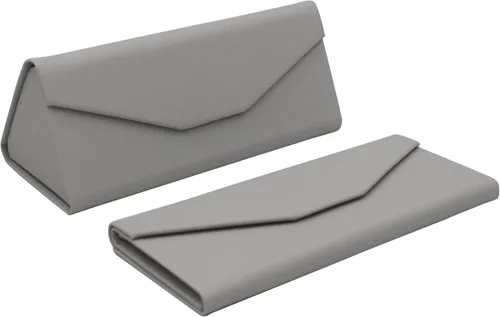 Vista 61 de Real Sic Funda para lentes de sol para hombres y mujeres, soporte magnético plegable para lentes de sol, inspirado en el color sólido