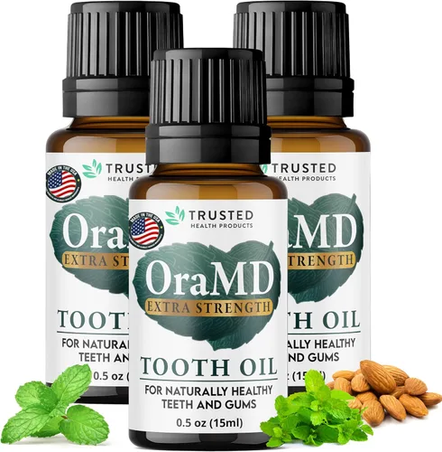 Vista 11 de OraMD Aceite dental extra fuerte 4 en 1 – Tratamiento clínicamente probado para enfermedades de las encías, tratamiento de gingivitis, tratamiento