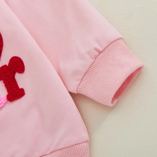 Vista 51 de Sudadera con cuello redondo para el día de San Valentín para bebé, niña, niño, para el día de San Valentín