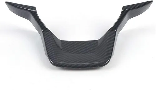 Vista 8 de RUIHE 2 fundas de volante de fibra de carbono para Ford Explorer 2020 2021 2022 2023 2024 2025