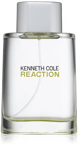 Vista 2 de Kenneth Cole Reaction Eau de Toilette en Spray Colonia para Hombre, Notas de Lima Jugosa, Manzana Verde Crujiente, Pachulí, Fragancia Cítrico Verde