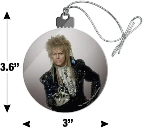Vista 7 de GRAPHICS & MORE David Bowie As Jareth from The Labyrinth - Adorno acrílico para árbol de Navidad