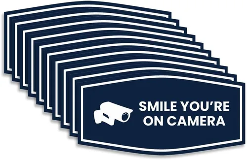 Vista 23 de Fancy Smile You're On Camera Letrero (negro) - Mediano (1 unidad)