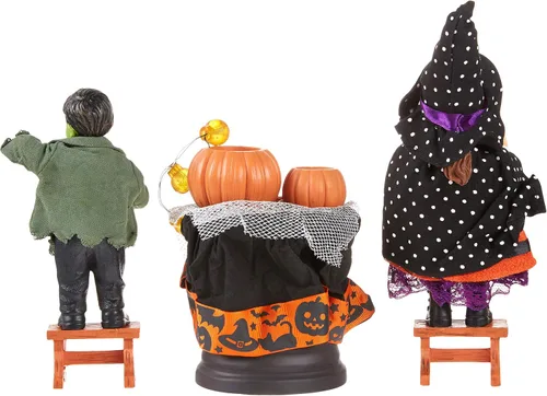 Vista 3 de Department 56 Possible Dreams - Juego de figuras iluminadas de Halloween para niños, 8 pulgadas, multicolor