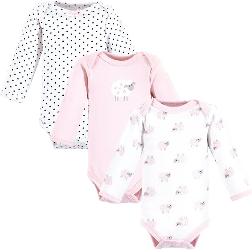 Vista 7 de Little Treasure Luvable Friends - Body de manga larga prematuro (3 unidades)