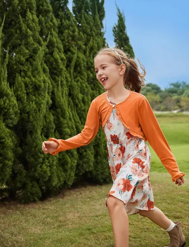 Vista 9 de PATPAT 2 Piece Girl's Dress with Cardigan Red Plaid Sleeveless Christmas Dress and Black Bowknot Cardigan Set