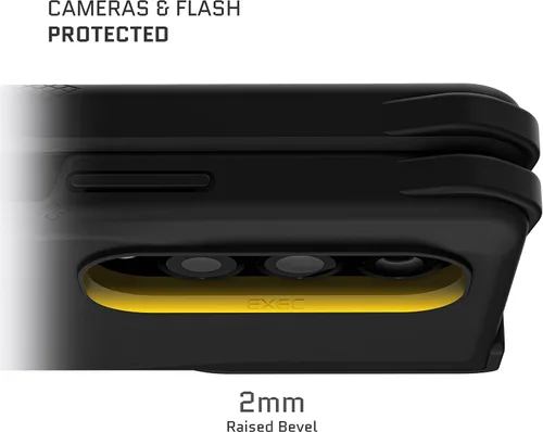 Vista 4 de Ghostek Exec - Funda tipo cartera para Galaxy Z Fold 4 con soporte magnético para tarjetas de crédito, protección de bisagra, carga inalámbrica