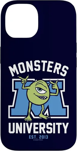 Vista 4 de Funda para iPhone 13 Disney Pixar Monsters University Mike Wazowski Est. 2013