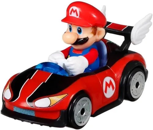 Vista 2 de DieCast Hotwheels Mario Kart Mario Wild Wing - Toty Ganador 2021