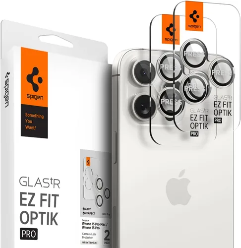 Vista 19 de Spigen Protector de pantalla para lente de cámara [GlasTR EZ Fit Optik Pro] diseñado para iPhone 17 Pro Max iPhone 17 Pro iPhone 16 Pro Max 16