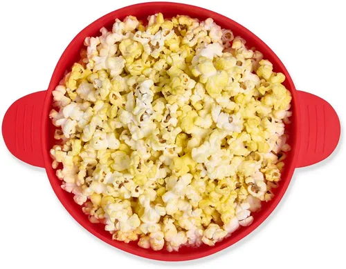 Vista 5 de HIC Kitchen Máquina para hacer palomitas de maíz para microondas, silicona