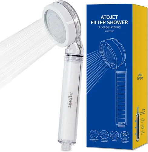 Vista 11 de Filtros de repuesto para cabezal de ducha inspirados en la cultura de belleza de Corea Filtros de carbono puro (10 filtros), compatibles