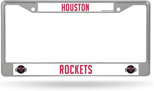 Vista 11 de Rico Industries NBA Basketball Premium 12" x 6" Chrome Frame with Plastic Inserts - Car/Truck/SUV Automobile Accessory