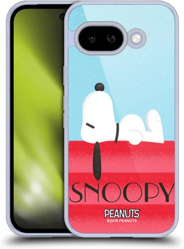 Vista 224 de Head Case Designs Snoopy Deco Dreams - Funda de gel con licencia oficial de Peanuts Blue Pattern [protección de grado militar] compatible con Google