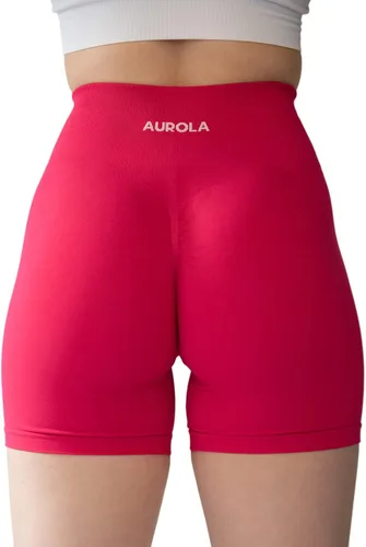 Vista 4 de AUROLA Intensify - Pantalones cortos de entrenamiento para mujer, sin costuras, para gimnasio, yoga, correr, deporte, ejercicio activo, fitness