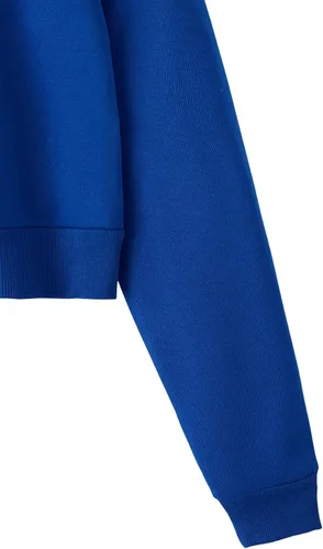 Vista 4 de SweatyRocks Sudadera corta con capucha y cordón de manga larga para mujer