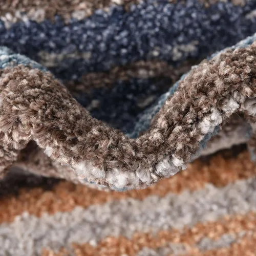 Vista 7 de Unique Loom Colección Aramis - Alfombra Zoe (rectangular 2' 0" x 3' 1", Multi/Azul)