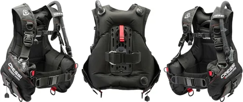Vista 8 de CRESSI Start Scuba Diving Gear Package Complete with Start 2.0 BCD - Mini Console PD2 Gauge - AC2 Compact Regulator Set Fully Assembled