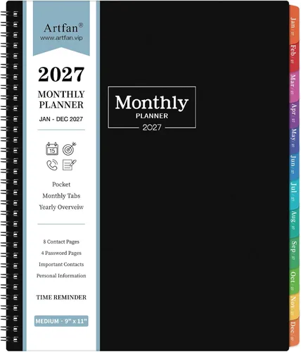 Vista 10 de Weekly Planner - Undated Planner for Whole Year, 67 Weeks, 5.7'' x 8.2