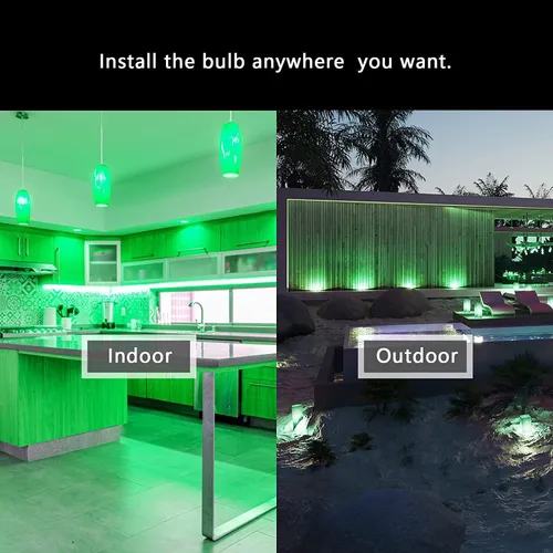 Vista 3 de PAR38 Bombillas de luz verde de inundación, luz de inundación LED verde de 15 W, equivalente a 100 W, bombillas verdes para exteriores con base E26