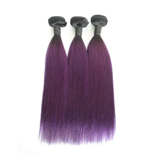 Vista 15 de Extensiones de cabello humano virgen ondulado brasileño ombré, 3 paquetes de 12 pulgadas #1B/27 rubio barato sin procesar para mujeres