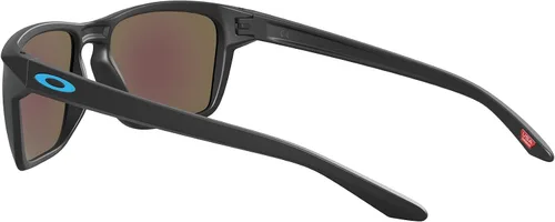 Vista 5 de Polo Ralph Lauren OO9448F Sylas Low Bridge Fit - Lentes de sol rectangulares para hombre color negro matezafiro Prizm iridio polarizado 2283in Negro