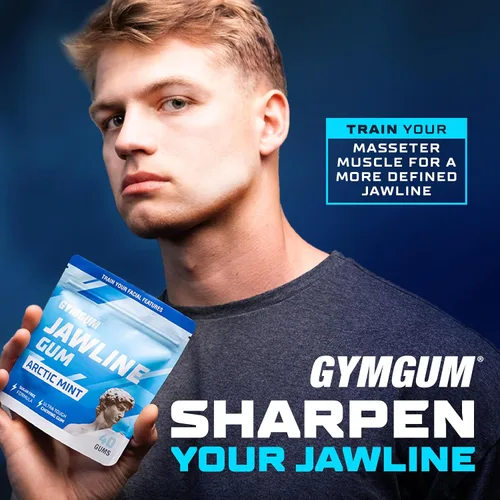 Vista 4 de Gymgum Goma para la Línea de la Mandíbula Goma de Masticar Dura para Fuerza de la Mandíbula Entrena tus Rasgos Faciales - Goma para Mandíbula