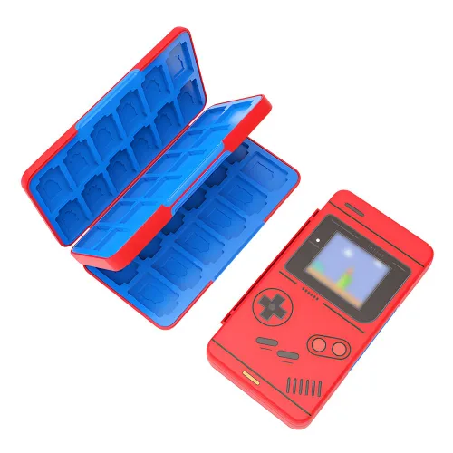 Vista 75 de PERFECTSIGHT Switch Game Case Compatible with Nintendo Switch Game Holder for Switch OLED/ Lite Game Card Case Cartridge with 24 Slots Game Card