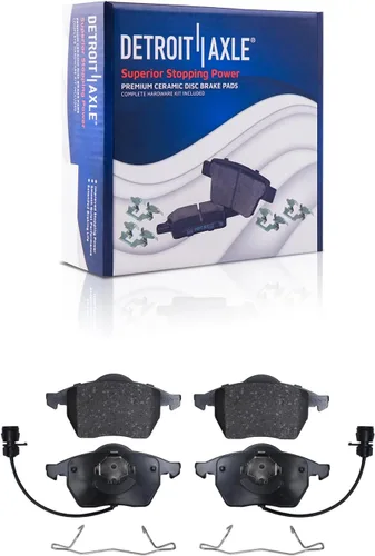 Vista 106 de Detroit Axle - Pastillas de Freno Delantero para Nissan Altima Maxima Sentra 350Z Cube Juke Versa INFINITI G35 I30 I35 Suzuki SX4 Crossover