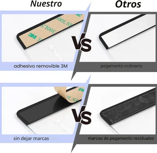 Vista 4 de Joyberg 3 piezas de tablero de notas para monitor, tablero de notas para monitor de computadora, soporte de notas adhesivas para monitor