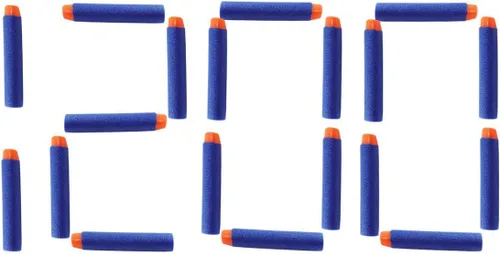Vista 7 de POKONBOY 1200 Pack Refill Darts Compatible with Nerf Guns, Refill Bullet Darts Foam Darts Compatible with Nerf Guns N-Strike Elite Series Blaster