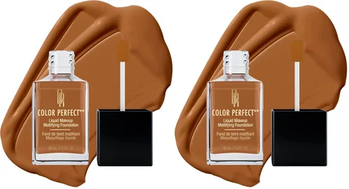 Vista 26 de Black Radiance Color Perfect Base Líquida de Maquillaje de Cobertura Completa, Pimienta de Jamaica, 1 Onza
