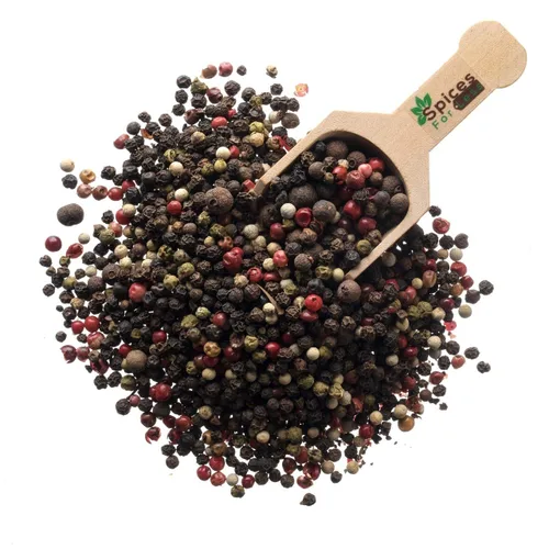 Vista 4 de Granos de pimienta, cinco mezclas enteras (8oz)