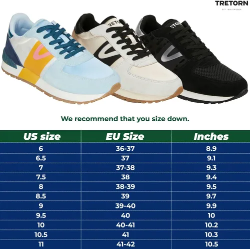 Vista 6 de TRETORN Loyola - Tenis con cordones para mujer