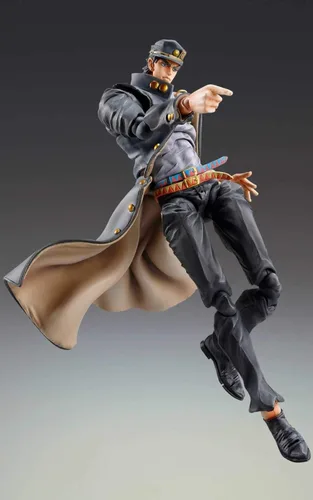 Vista 3 de JoJo's Bizarre Adventure Part 3: Chozo Kado Jotaro Kujo 1.5 Super Action Estatua Figura Multicolor