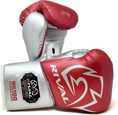 Vista 9 de RIVAL Boxing RS100 Guantes Profesionales de Sparring con Cordones, Hechos a Mano con PU de Microfibra Súper Rica, Diseñados Ergonómicamente