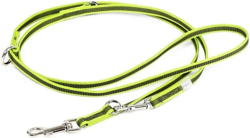 Vista 16 de Julius-K9 218GM-B-DP Correa de color y gris superagarre, ajustable, 0.551 in x 7.2 ft, azul-gris