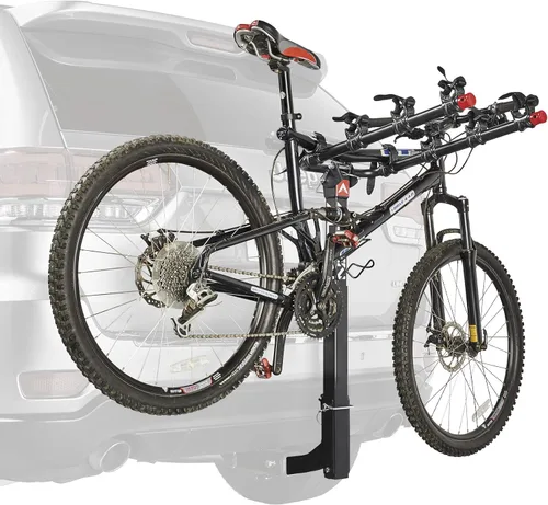 Vista 2 de Allen Sports Deluxe Soporte de enganche para 4 bicicletas (receptor de 2 pulgadas), color negro