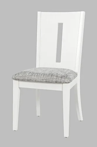 Vista 10 de Jofran Inc. Urban Icon Slotback Silla de comedor tapizada contemporánea (juego de 2)