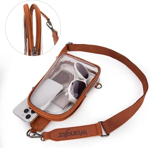 Vista 5 de Wrangler Crossbody Sling Bag for Women with Strap