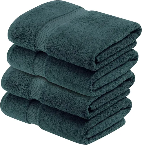 Vista 32 de BNM Toallas de Algodón Egipcio de Peso Pesado, Ideales para Baño, Ducha, Spa, Hotel, 800 GSM, Toallas Faciales/de Aseo, Toallas de Mano, Toallas