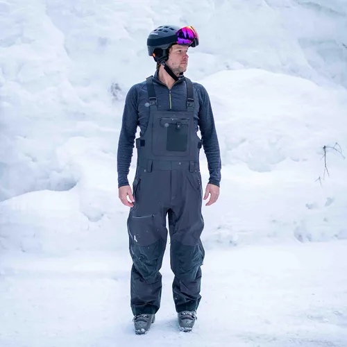 Vista 6 de Flylow Pantalón Baker Bib impermeable transpirable para esquí y snowboard para hombre
