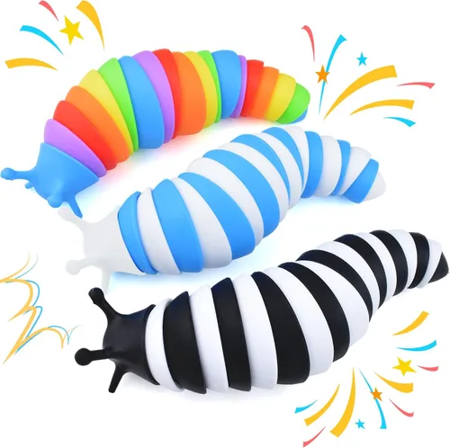 Vista 13 de Cevioce Babosa sensorial, mini babosa para adultos y niños, juguete sensorial para autismo, a partir de 3 años, relleno de Pascua (verde)