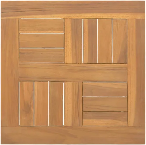 Vista 11 de vidaXL - Mesa redonda de madera maciza de teca, 1" 31.5